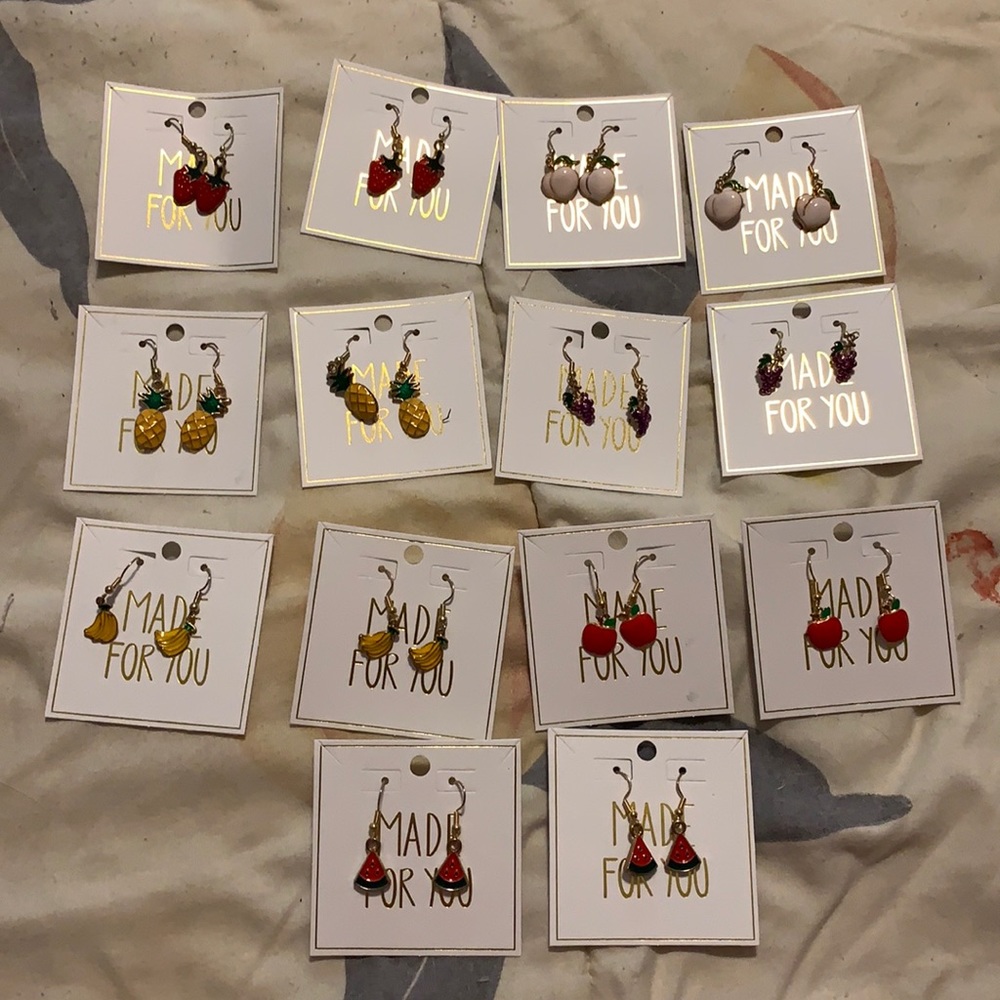 Fruit Drop Earrings